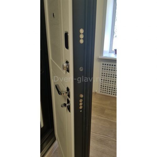 Дверь LUX-3 Центурион черный муар/сноу — изображение 6